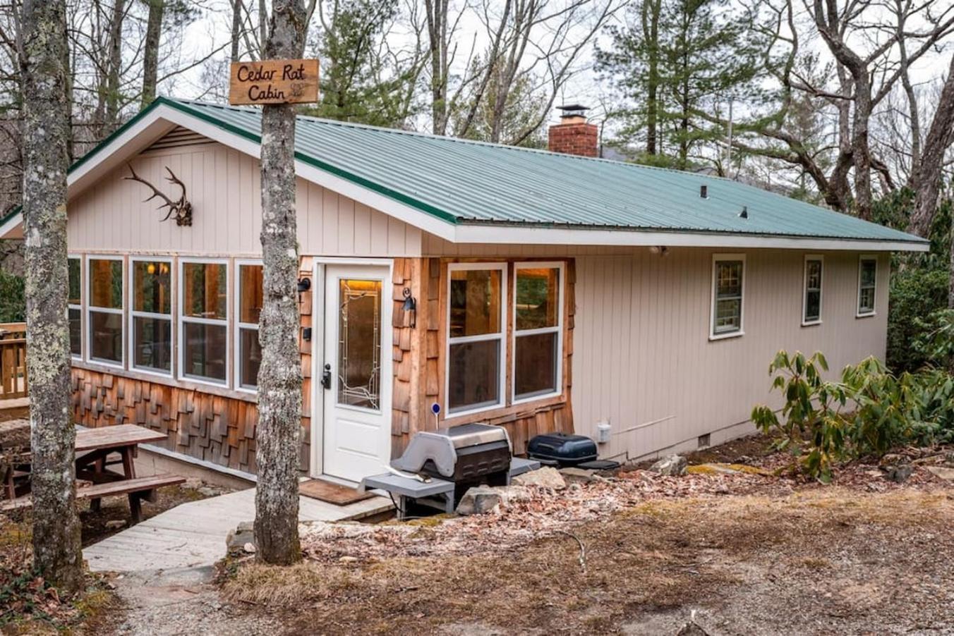 Gingercake Mtn Cottage At Linville Gorge - Wood Burning Fireplace Linville Falls Exterior foto